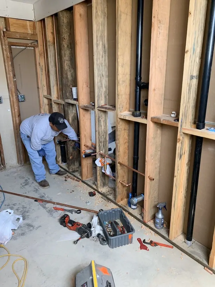 Commercial rough-in plumbing for Gas Line Repair in College Heights